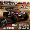 WLtoys LOCAL+ 1/16 4x4 Auto da Corsa Telecomandata ad Alta Velocità con LED, 2.4G, 50 KM/H Monster Truck 4x4 ad Alta Velocità per Drift, Giocattoli per Bambini