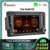 podofo Autoradio Podofo 7" Carplay Android per Audi A3 8P 2006-2012 S3 RS3 Sportback, sistema intelligente per auto 2 Din, GPS, RDS.
