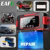 EAFC Caricabatterie per auto EAFC 12V 6A con riparazione a impulsi, display LCD, ricarica rapida intelligente, per batterie AGM, GEL e al piombo-acido, per auto e moto