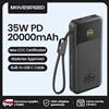 MOVESPEED 【CCC】MOVESPEED P20 Power Bank 20000mAh 35W PD Powerbank a ricarica rapida Batteria LFP Caricatore esterno per iPhone Xiaomi Samsung