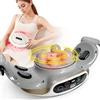 HOMEMASSA Massaggiatore Addominale Automatico, Macchina Elettrica per Massaggio Stomaco, Multiuso per Pancia, Vita, Schiena, Collo e Gambe