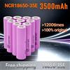 2-30 Uds Batteria 18650 3500mAh 100% INR18650-35E 3.7V 20A batteria ricaricabile 18650 per giocattoli, utensili elettrici, torcia