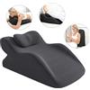 NONE Cuscino a cuneo 30 ° &60 ° Cuscino da letto ergonomico regolabile per reflusso acido, russamento, gravidanza, supporto per schiena e gambe, con fodera rimovibile