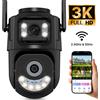 WONSDAR Telecamera WiFi 2.4Ghz e 5Ghz PTZ Telecamera IP di sicurezza esterna Tracciamento automatico Visione notturna Videosorveglianza CCTV iCsee