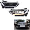 xunder Fari a LED per Volkswagen VW Passat B8 2014-2018 Berlina, Proiettore Matrix con Indicatore di Direzione Sequenziale, Gruppo Luci Anteriori