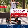 Qekud S10-S-Z Monopattino elettrico pieghevole per adulti, Doppio motore da 1000W, Batteria da 60V 18Ah, Autonomia di 75km, Pneumatici da 10", Velocità 60 km/h