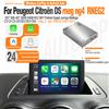 AUTOTOP Modulo Multimediale Wireless CarPlay Android Auto per Peugeot Citroen DS RNEG NG4 RNEG2 207 308 5008 508 Mirror Link
