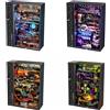 Robotime Rokr Marble Run Cyberpunk: Modellino 3D Puzzle, Decorazione da Gaming, Kit Fai-da-Te Automatico per Arredamento Casa, Regalo per Uomini