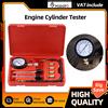 Podofo Set di 8 Manometri per Cilindri di Motori a Benzina 0-300PSI, Tester di Compressione Automobilistico con Adattatori per Veicoli e Moto