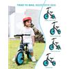 NONE Bicicletta per l'Apprendimento dei Bambini, Giocattolo per Imparare a Pedalare con Ruote Ausiliarie e Pedali Rimovibili per Bambini e Bambine dai 2 ai 5 Anni, Facile da Montare