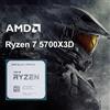 AESTHET AMD Ryzen 7 5700X3D 4.1GHz 8-Core 16-Thread 96MB Cache L3 7nm Socket AM4 CPU Desktop ad Alte Prestazioni per PC Gaming 100-00001503