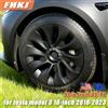 NONE 4 Pezzi Copricerchi da 18 Pollici per Tesla Model 3 Performance, Coprimozzi di Ricambio RWD AWD Long Range Full Aero, 2018-2023 2022