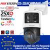 Hikvision DS-2SE4C425MWG-E/26(F0) TandemVu 6MP 2.8mm F1.0 Bullet 4MP 25X PTZ 30-100M IPC Panoramico a Colori e IR con Deep Learning