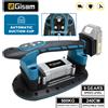 Gisam 500KG Macchina per Piastrellatura Vibratore per Piastrelle con Ventosa 9 Velocità, Vibratore per Pavimenti, Strumento di Livellamento per Batteria Makita 18V