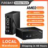 FIREBAT AM02 Mini PC AMD Ryzen5 6600H LPDDR5 16GB RAM M.2 PCIe 512GB SSD WiFi 6 BT 5.2 1000M LAN Windows11 Computer desktop