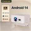 Magcubic Proiettore Portatile Magcubic Android 14 con Autofocus HY300Max, 400ANSI WiFi6, Full HD 720P per Cinema Domestico e All'aperto