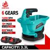 NONE Seminatrice Elettrica ONEVAN a 8 Velocità, Attrezzo da Giardinaggio di Grande Capacità, Seminatrice Compatta Integrata per Batteria Makita 18V