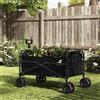 WOLTU Carrello Pieghevole WOLTU con Freni e Doppie Ruote, Carrello da Picnic per Spiaggia, Giardino, Campeggio e Attività all'Aperto
