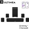 ULTIMEA Soundbar 7.1ch con Subwoofer, Sistema Audio Surround Virtuale per TV, Soundbar per Smart TV con 4 Altoparlanti Surround