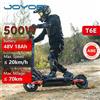 JOYOR T6E Monopattino Elettrico Pieghevole da 10 Pollici, Batteria 48V 18Ah, 20km/h, Autonomia 70km
