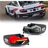 xunder Luci Posteriori a LED per BMW Serie 2 F22 F23 F87 M2 2014-2020, Indicatori di Direzione Sequenziali, Animazione all'Avvio, Gruppo Fari Posteriori Fumé