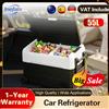 Frigorifero Portatile Podofo 55L, Mini Frigo Congelatore con Compressore 12/24V DC 110-240V, Box Frigo per Campeggio, Casa e Garage