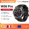 Blackview W50 Pro Smartwatch Robusto, Schermo TFT Full HD da 1,45", Impermeabile a 10m, Chiamate via Bluetooth e Batteria 960mAh