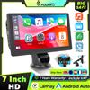 podofo Autoradio Podofo con Carplay, Android Auto, Mirror Link, Airplay, Visione Notturna, Lettore Multimediale Universale per Auto, EQ Audio, FM, Scheda SD/TF, BT