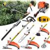 CONENTOOL 52CC 6 in 1 Decespugliatore a Benzina con Motore a 2 Tempi, Tagliasiepi, Motosega, Attrezzi da Giardino