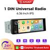 Ainavi Autoradio 1 Din Universale con Carplay Wireless e Android Auto, Multimedia MP5, Stereo BT, USB Tipo-C, Schermo Touch HD IPS