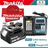 Makita Batteria Originale Makita 18V 6Ah, con Indicatore di Carica, Batteria Ricaricabile Makita, BL1830 BL1840 BL1850 Batteria per Utensili Elettrici