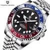 PAGANI DESIGN 2026 40MM Orologio Automatico di Lusso da Uomo GMT con Ghiera in Ceramica, Cinturino Jubilee, Vetro Zaffiro, Impermeabile