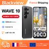 BLACKVIEW Smartphone BLACKVIEW WAVE 10 24GB(8+16)+128GB 120Hz Android 16 32MP+13MP 5000mAh 6.88'' HD+ IPS Dual SIM 1080P FHD Doke AI 2.0