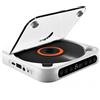 shenray Lettore CD, Bluetooth, AUX, USB, 2000 mAh, altoparlante, qualità audio Hi-Fi, portatile, Bianco