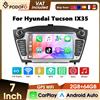 podofo Autoradio multimediale Podofo Android 2+64G per Hyundai Tucson IX35 con Carplay, Android Auto, WIFI, GPS, Mirror Link, EQ, Bluetooth e USB