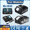 powtree Batteria Powtree 18V 6.0Ah/8.0Ah per Makita BL1830 Batteria di ricambio BL1860 BL1850B BL1840 BL1830 BL1815 con caricabatterie 4A/6A