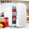 BALASHOV Mini Frigorifero 4L/6L Portatile con Specchio per Campeggio, Cosmetici, Camera, Dormitorio Studentesco, Trucco, Casa e Auto, Doppio Uso