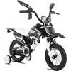 JOYSTAR Bicicletta per Bambini Stile Motocross KEANO per Ragazzi e Ragazze dai 3 ai 7 Anni, Bici da 12 e 16 Pollici con Rotelle e Targa Numerica