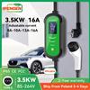 IPENGEN Caricatore EV Portatile IPENGEN Tipo 2 3.5KW con Cavo da 5M 16A Monofase IEC62196-2 Corrente Regolabile EVSE Protezione da Perdite Tipo B
