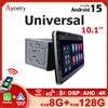 Aycetry Autoradio Android 15 con Schermo da 10.1'' Universale, Carplay, Bluetooth per VW Volkswagen Hyundai Toyota, Lettore Multimediale 2DIN