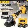 MELLWIN Smerigliatrice angolare elettrica brushless MELLWIN 125MM a 3 velocità M14, macchina per taglio e lucidatura, utensile per la lavorazione del legno, compatibile con batteria Makita 18V.