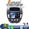 Eunavi 7 "2din Autoradio Android 13 per Peugeot 107 2005-2014 per Citroen C1 2005-2014 Multimedia Carplay Autoradio Stereo GPS