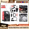 Podofo Rilevatore di perdite per auto 12V con macchina del fumo, pompa ad aria e misuratore, tester diagnostico a vuoto EVAP DC per sistemi di tubazioni