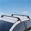 NONE Portapacchi da Tetto in Alluminio per Auto, Barre Trasversali Regolabili 124-134cm, Nero, Universale per Auto a 4 o 5 Porte