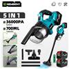 NewBeny Aspirapolvere Elettrico Senza Fili NEWBENY 5-IN-1, Raccoglitore di Polvere Efficiente, Utensile per Pulizia Compatibile con Batteria Makita 21V