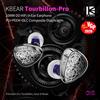 KBEAR TB-PRO Auricolari IEM con Circuito Magnetico Doppio da 10mm e Driver Dinamico a Doppia Camera, Cuffie HiFi Monitor, 4 Versioni Opzionali