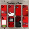 Mesuca Custodia per telefono Pokedex Alt per iPhone 17 16 15 14 13 12 11 PRO MAX PLUS Mini in TPU morbido e delicato sulla pelle