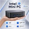 FUCHU Mini PC da Gaming Windows 11 Intel Core i9-10980HK 16GB/32GB RAM 1TB SSD WIFI 6 BT5.2 4K HD Mini PC per Gaming, Ufficio e Studio