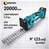 Conentool Tagliasiepi Elettrico 20000RPM, Attrezzo per Potatura Giardino e Arbusti, Compatibile con Batteria Makita 21V