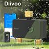 Diivoo Timer Irrigazione WiFi Diivoo a 2 Zone, Sistema di Irrigazione Intelligente Programmabile Automatico per Giardino e Prato